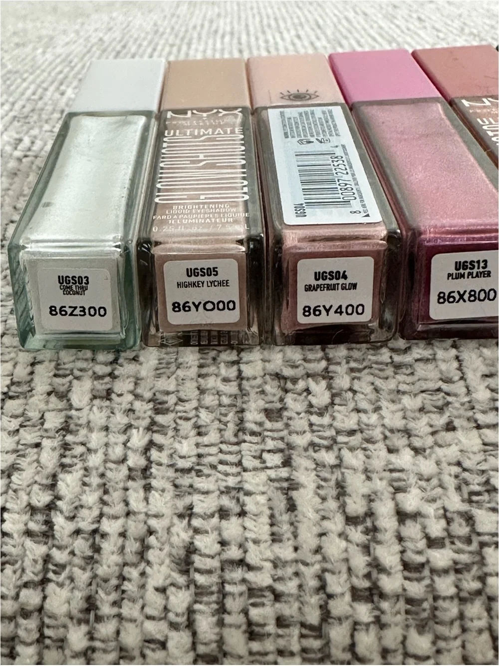 BRAND NEW NYX Makeup Ultimate Glow Shots Brightening Liquid Eyeshadow Lot of 10